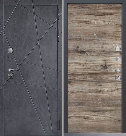 Входная дверь Command Doors Geometria New 00 Дуб Бомонт