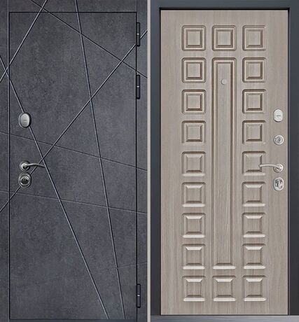 Входная дверь Command Doors Geometria New 01 Белая лиственница