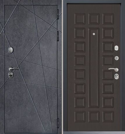Входная дверь Command Doors Geometria New 01 Венге