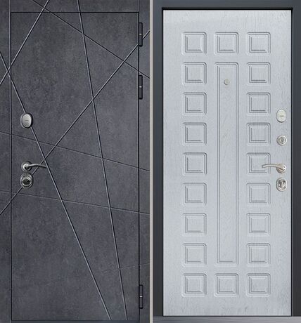 Входная дверь Command Doors Geometria New 01 альберо браш грей