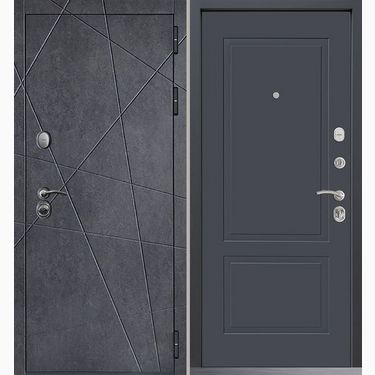 Дверь Command Doors Geometria New 05 Графит Серый