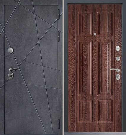 Входная дверь Command Doors Geometria New 15 Дуб коньяк