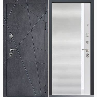 Дверь Command Doors Geometria New 30Б белый матовый