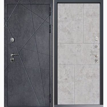 Дверь Command Doors Geometria New 38 Бетон молочный