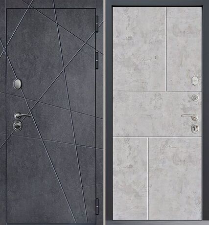 Входная дверь Command Doors Geometria New 38 Бетон молочный