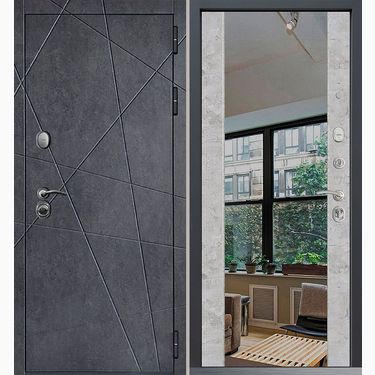 Дверь Command Doors Geometria New 3z бетон молочный
