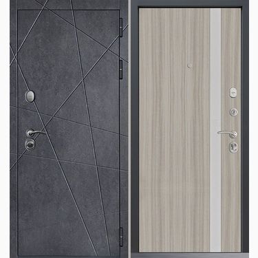 Дверь Command Doors Geometria New 6S Белая Лиственница