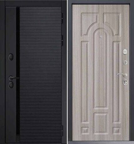 Входная дверь Command Doors Horizont 17.02 Сандал Белый