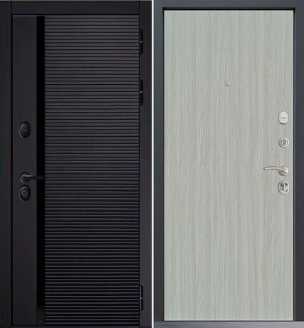 Входная дверь Command Doors Horizont 00 Белая лиственница
