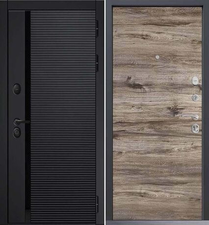 Входная дверь Command Doors Horizont 00 Дуб Бомонт