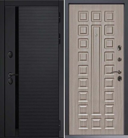 Входная дверь Command Doors Horizont 01 Белая лиственница
