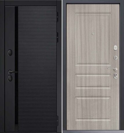 Входная дверь Command Doors Horizont 02 Белая Лиственница