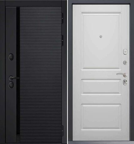 Входная дверь Command Doors Horizont 02 Белый Матовый