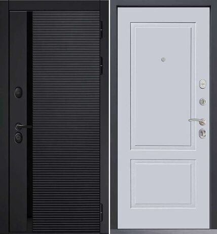 Входная дверь Command Doors Horizont 05 Белый матовый