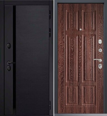 Входная дверь Command Doors Horizont 15 Дуб коньяк