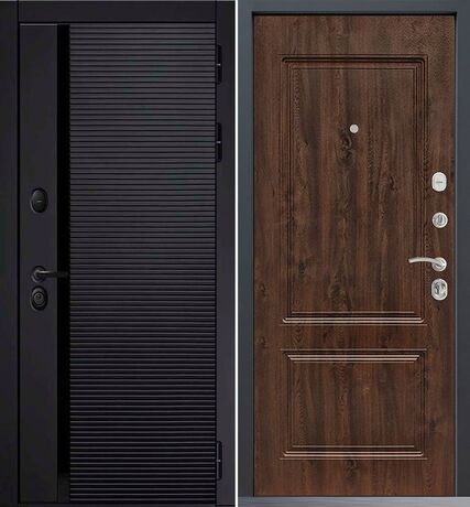 Входная дверь Command Doors Horizont 61 Темный дуб
