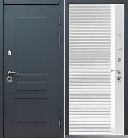 Входная дверь Command Doors Lord 30Б белый матовый