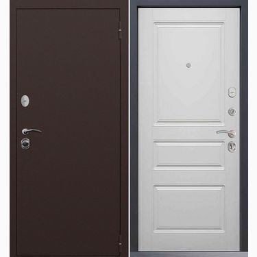 Дверь Command Doors Патриот медный антик 02 Белый Матовый