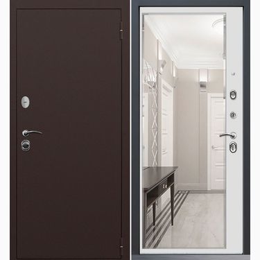 Дверь Command Doors Патриот медный антик 116Z белый матовый