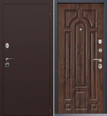 Входная дверь Command Doors Патриот медный антик 17.02 Темный Дуб