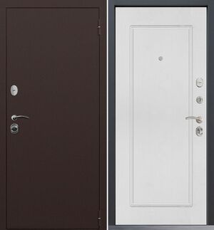 Входная дверь Command Doors Патриот медный антик 38.02 Белый матовый