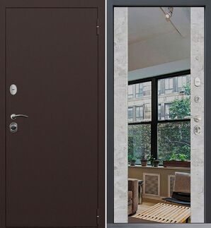 Входная дверь Command Doors Патриот медный антик 3z бетон молочный