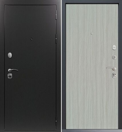 Входная дверь Command Doors Патриот графит 00 Белая лиственница