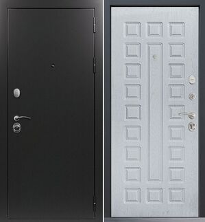 Входная дверь Command Doors Патриот графит 01 альберо браш грей
