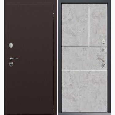 Дверь Command Doors Патриот медный антик 38 Бетон молочный