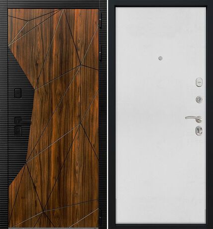 Входная дверь Command Doors Shellwood 00 Белый матовый