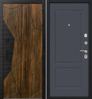 Входная дверь Command Doors Shellwood 05 Графит Серый
