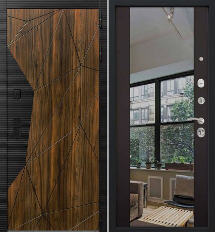 Входная дверь Command Doors Shellwood 3Z Венге