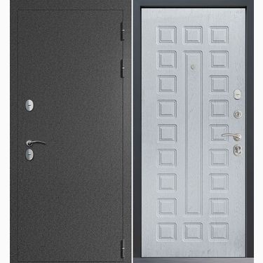 Дверь Command Doors Сибирь термо графит букле 01 альберо браш грей