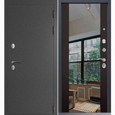 Дверь Command Doors Сибирь термо графит букле 3Z Венге