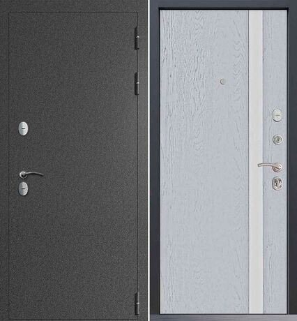 Входная дверь Command Doors Сибирь термо графит букле 6S Альберо Браш