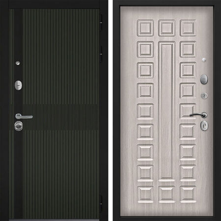 Входная дверь Command Doors matrix oliva 01 Белая лиственница