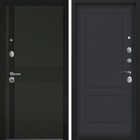 Входная дверь Command Doors matrix oliva 05 Графит Серый