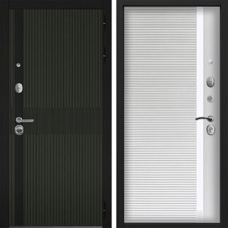 Входная дверь Command Doors matrix oliva 30Б белый матовый