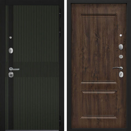 Входная дверь Command Doors matrix oliva 61 Темный дуб