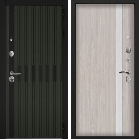 Входная дверь Command Doors matrix oliva 6S Белая Лиственница