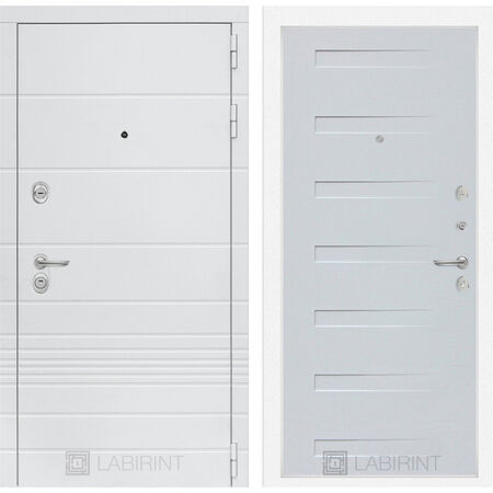 Входная дверь Лабиринт Трендо 14 - Дуб кантри белый