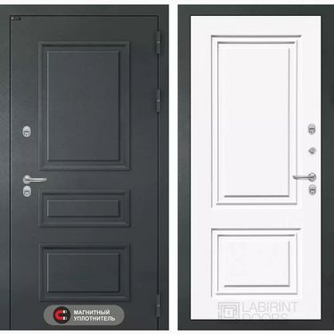 Дверь Лабиринт Атлантик 26 - Эмаль RAL 9003