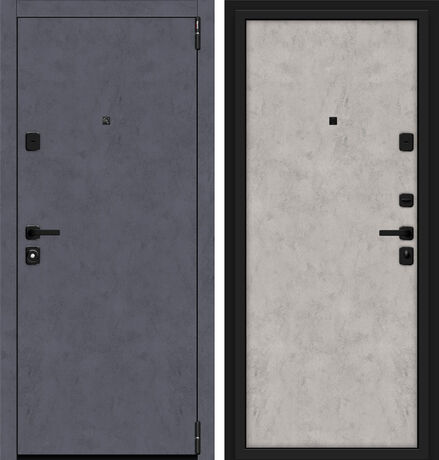 Входная дверь Браво Porta M П50.П50 Graphite Art и Grey Art