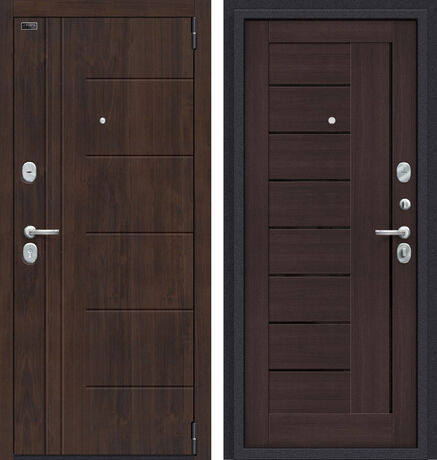 Входная дверь Браво Porta S 9.П29 (Модерн) Almon 28 и Wenge Veralinga
