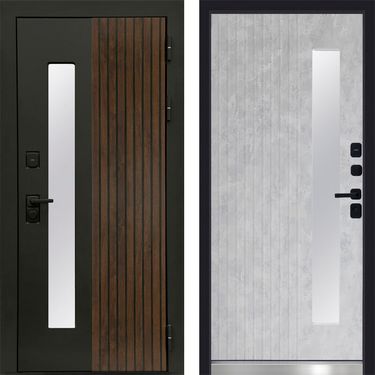 Дверь Termo-door Флагман Бетон светлый