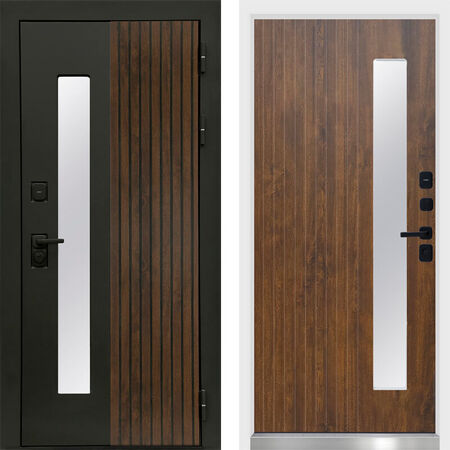 Входная дверь Termo-door Флагман Дуб белый короб изнутри