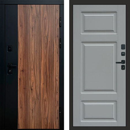 Входная дверь Termo-door Флэш Лион grey софт