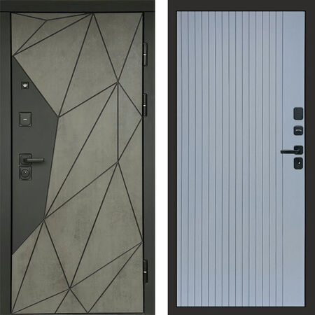 Входная дверь Termo-door Геометрия Бетон Flat grey софт