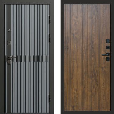 Дверь Termo-door Граунд грей Flat дуб