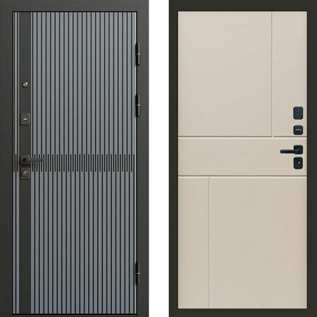 Входная дверь Termo-door Граунд грей слоновая кость